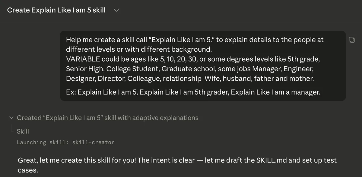 The initial prompt in Claude Code
